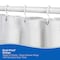 Kenney Mfg Plastic Beaded Roller Shower Curtain Double Hooks, Set of 12, White KN67125 - alternate 5